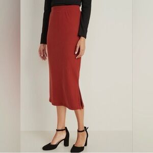 Old Navy Terracotta Midi Skirt
